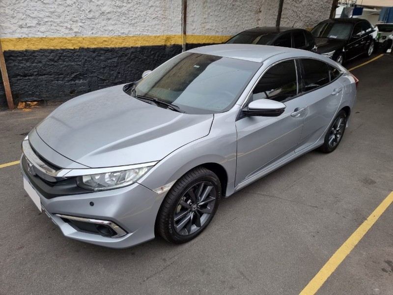 4456 - HONDA CIVIC EXL CVT 2.0  2020/2020 PRATA FLEX